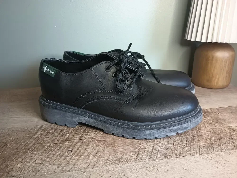 Eastland Mens Y2K Chunky Leather Oxford Sneakers 10.5 D G Goth Dark Academia